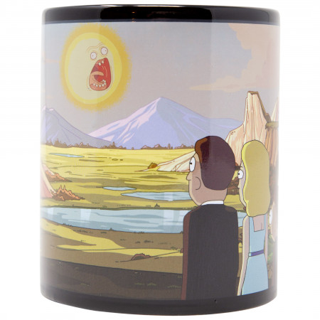 Rick and Morty Sunset Heat Changing Mug