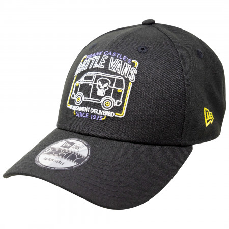 The Punisher Battle Van Marvel 80th New Era 9Forty Adjustable Hat