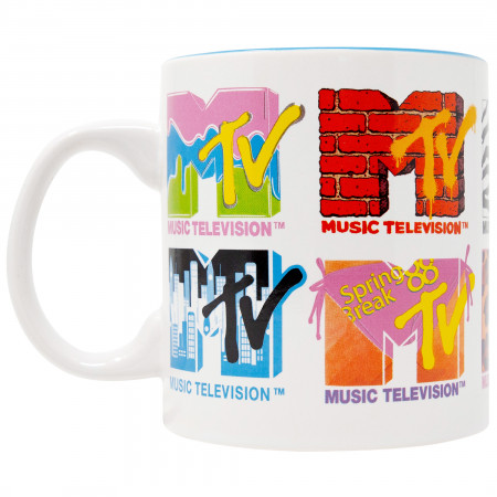 MTV Classic Logo Grid Jumbo Mug