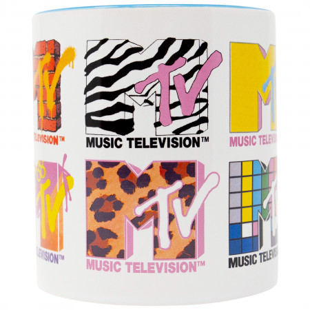 MTV Classic Logo Grid Jumbo Mug