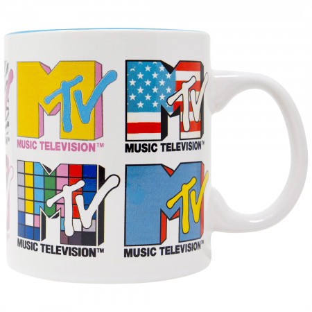 MTV Classic Logo Grid Jumbo Mug