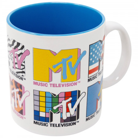 MTV Classic Logo Grid Jumbo Mug