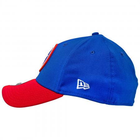 Captain America Red and Blue New Era 39Thirty Fitted Hat