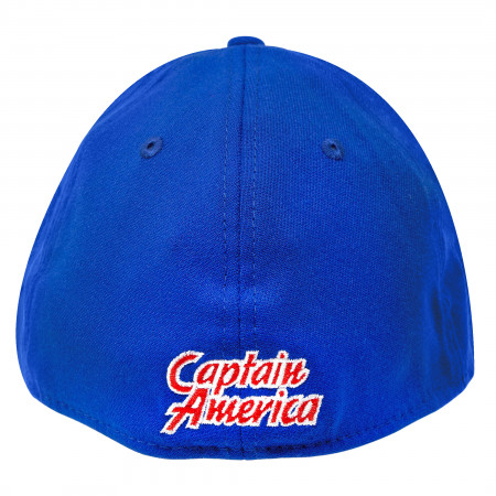 Captain America Red and Blue New Era 39Thirty Fitted Hat