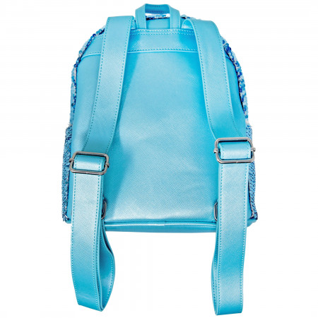 Frozen Reverse Sequin Blue and White Backpack