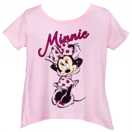 Disney Minnie Mouse Pink Youth T-Shirt