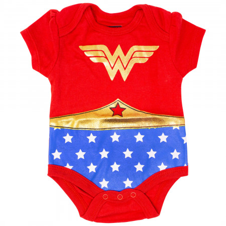 Justice League Girls Rule 5 Piece Infant Snapsuit Set