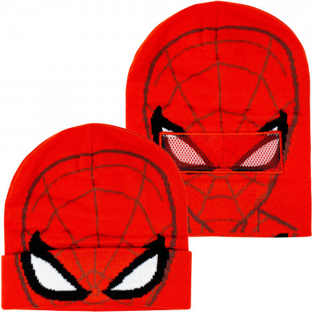 Spider-Man Flip-Down Costume Mask Beanie