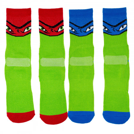 Teenage Mutant Ninja Turtles 2-Pack Athletic Kids Socks