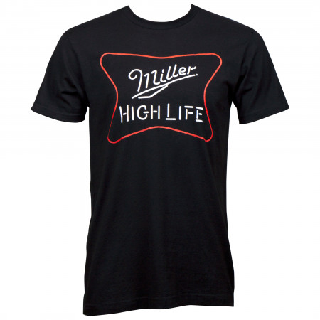 Miller High Life Neon Sign T-Shirt
