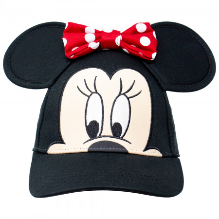 Disney Minnie Mouse Face and Ears Youth Sized Hat