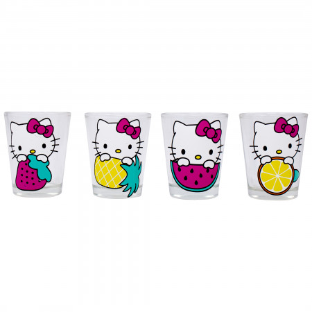 Hello Kitty 4-Pack Shot Glass Set