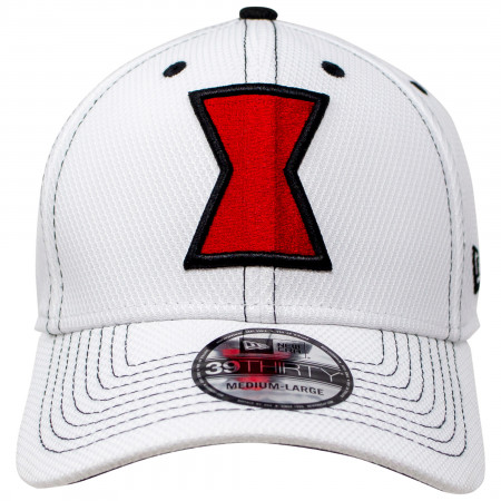 Black Widow Movie White Costume New Era 39Thirty Fitted Hat