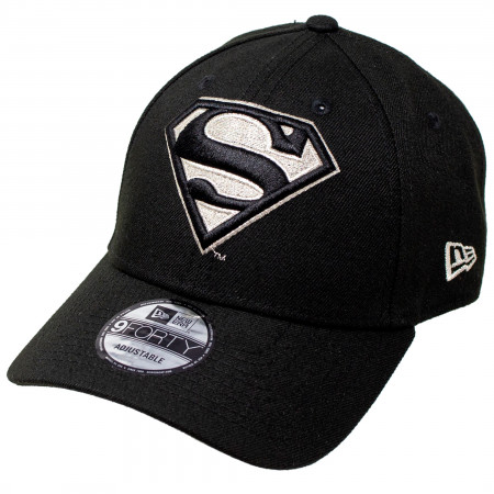 Superman Silver Symbol New Era 9Forty Adjustable Hat