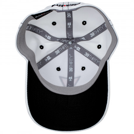 Black Widow Movie White Costume New Era 39Thirty Fitted Hat