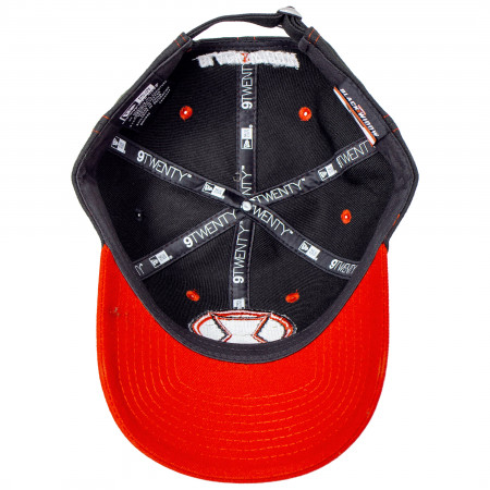 Red Guardian Symbol in Black Widow Movie New Era 9Fifty Adjustable Hat