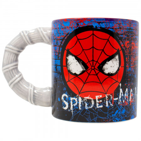 Spider-Man Sculpted Handle 20 Ounce Mug