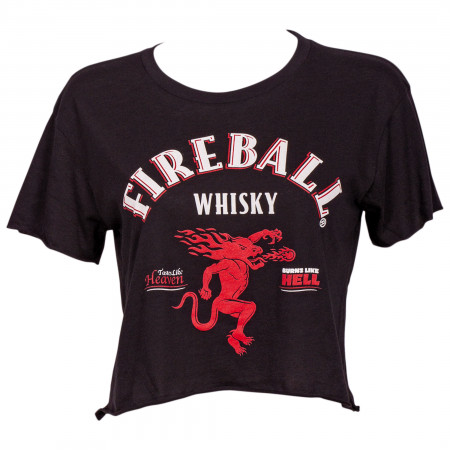 Fireball Whisky Women's Crop Top T-Shirt
