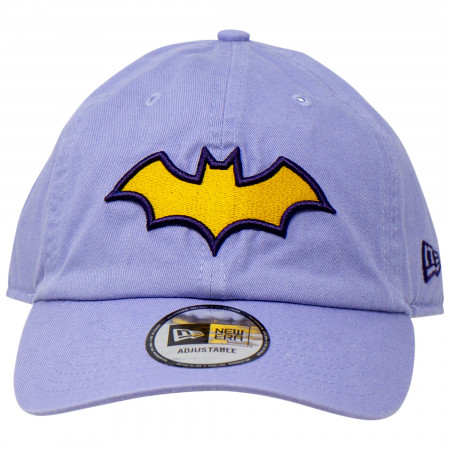 Batgirl Symbol on Lavender New Era Casual Classic Adjustable Hat