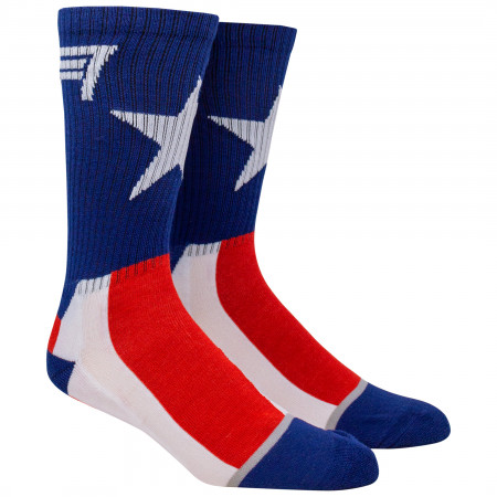 Captain America Suit-Up Athletic Socks