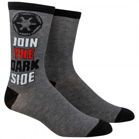 Star Wars Join the Dark Side Crew Socks