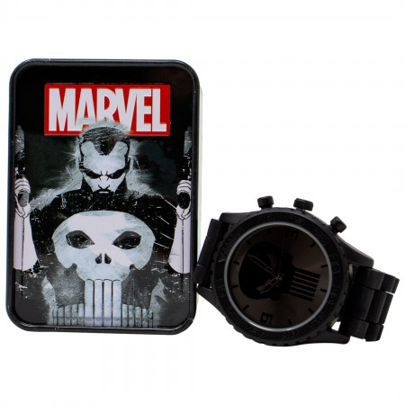 Punisher Dark Skull Symbol Watch