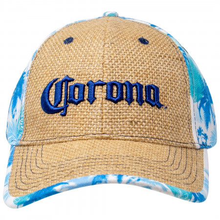 Corona Extra Logo Straw Stitched Adjustable Strapback Hat