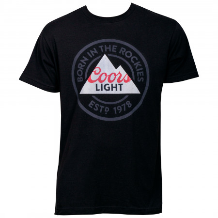Coors Light Beer Classic Born In The Rockies Color Men's T-Shirt