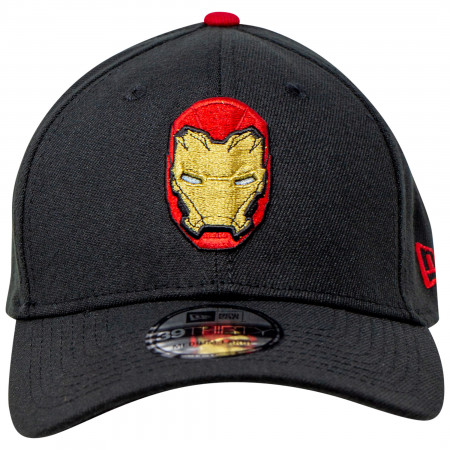 Iron Man Helmet with Rear Arc Reactor New Era 39Thirty Fitted Hat