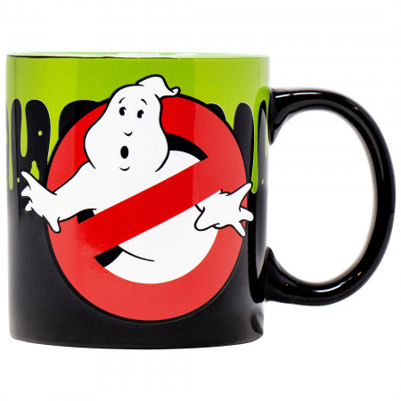 Ghostbusters Who Ya Gonna Call? Slime 20 Ounce Mug