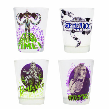 Beetlejuice Shot Glass 4-Pack