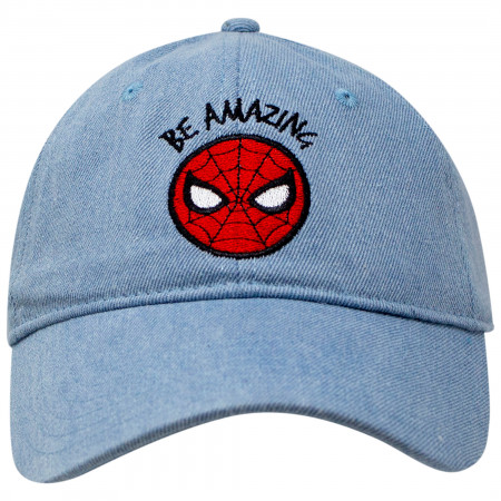 Spider-Man Be Amazing Denim Dad Hat