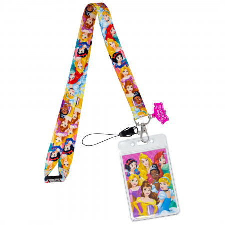 Disney Princess Lanyard with ID Badge Holder
