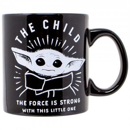 The Mandalorian The Child The Force is Strong 20 Ounce Mug