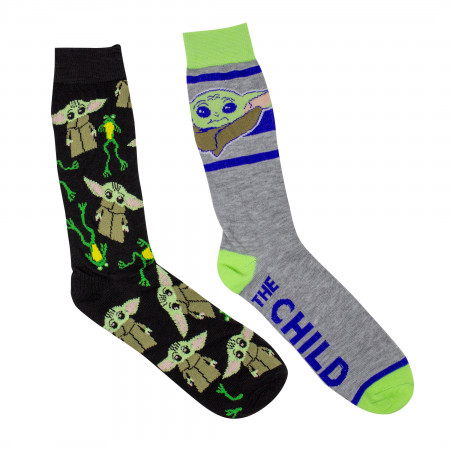 Star Wars The Mandalorian The Child 2-Pack Casual Crew Socks