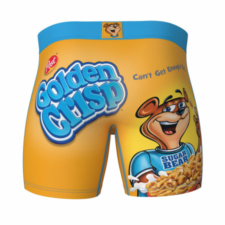 Post Golden Crisp Cereal Box Style Swag Boxer Briefs