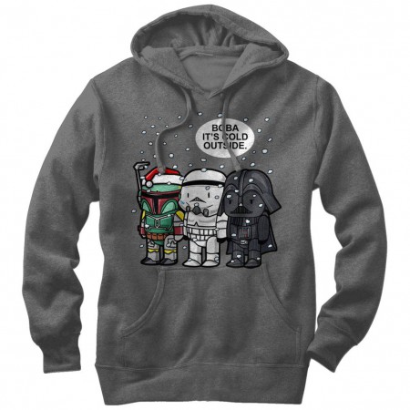 Star Wars Boba It's Cold Gray Lightweight Hoodie