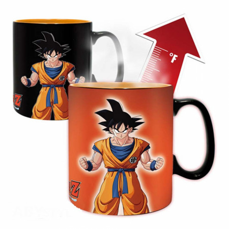 Dragon Ball Z Kakarot Son Goku 11oz Heat Change Ceramic Mug