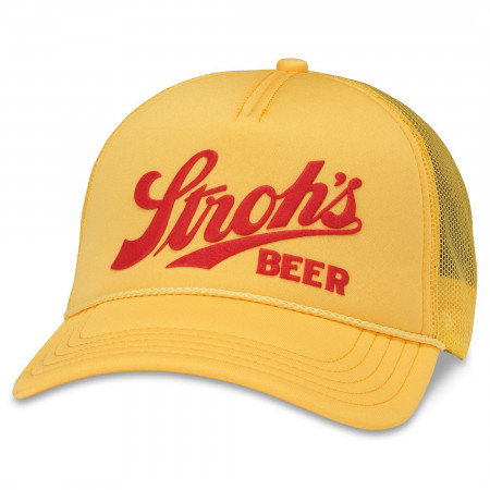 Stroh's Beer Foamy Valin Snapback Hat