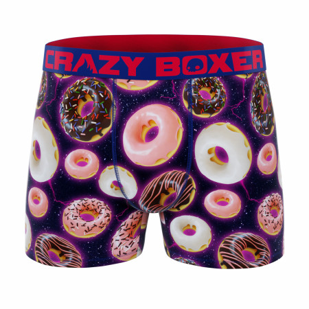 Crazy Boxer Space Donuts Men's Boxer Briefs