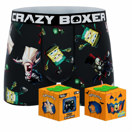 Crazy Boxer SpongBob SquarePants Halloween Boxers in Novelty Packaging
