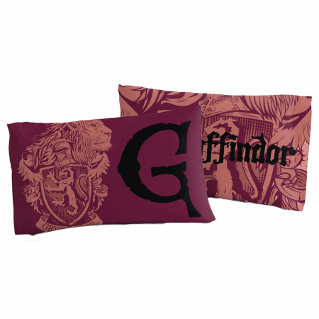 Harry Potter House of Gryffindor Double Sided Pillow Case 1-Pack