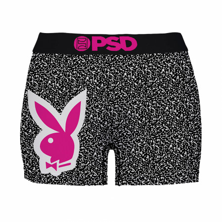 Playboy Logo and Symbol All Over Static Print PSD Boy Shorts