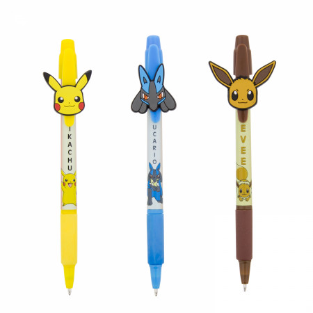 Pokemon Gen 1 Favorites 3-Pack Pen Set