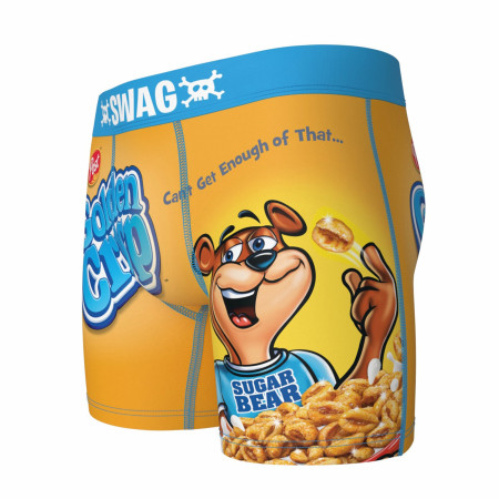 Post Golden Crisp Cereal Box Style Swag Boxer Briefs