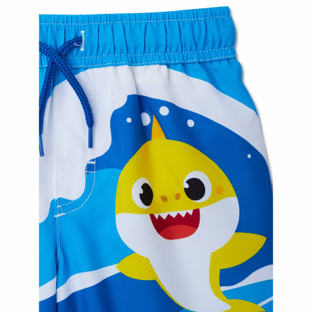 Baby Shark Jawsome Toddler Swim Shorts & Rashguard Set