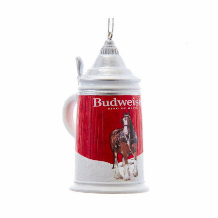 Budweiser Clydesdale Classic Design Stein Mug Christmas Ornament