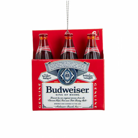 Budweiser Beer 6-Pack Holiday Ornament