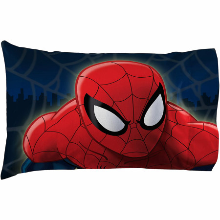 Spider-Man Saving the Day 4-Piece Full Sheet Set