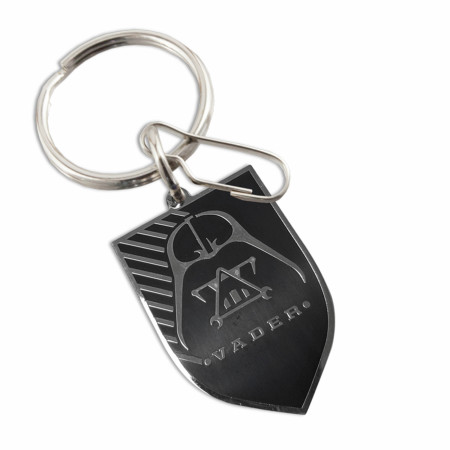 Star Wars Darth Vader Badge Metallic Keychain